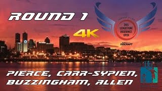 2015 Ledgestone Open Round 1 Pierce CarrSypien Buzzingham Allen 4K [upl. by Gem]