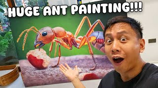 I Received A Massive Painting of an Ant  Vlog 1742 [upl. by Somisareg]