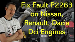 How to Fix P2263 fault code on 15Dci engine Nissan Qashqai Renault Clio Dacia Sandero Suzuki Jimny [upl. by Peppy379]