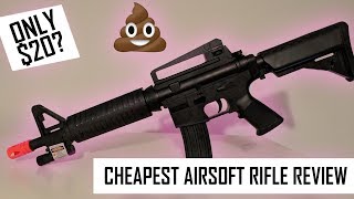 Worst 20 airsoft rifle you can find  UKARMS M16C [upl. by Kempe]