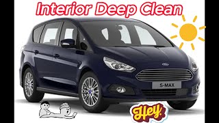 Ford S Max  Interior Dry Cleaning Химчистка автосалона [upl. by Brackely]