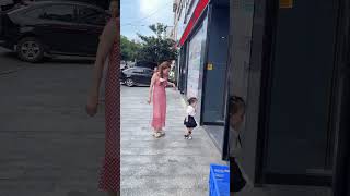 Brave Baby Teaches A Lesson To PassersBy Who Litter cute funny baby comedy [upl. by Fauman]