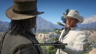 Arthur Literally Spamming ANTAGONIZE Button in This Cutscene I RDR2 [upl. by Raimondo804]