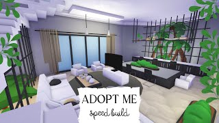 MODERN NEUTRAL CONTAINER HOUSE  Adopt Me speed build ROBLOX [upl. by Naitsyrk]