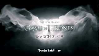 Sostų Žaidimas  Game of Thrones 3 Sezonas TRL [upl. by Anul]