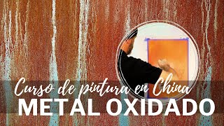 CURSO DE PINTURA METAL OXIDADO FACIL Y RAPIDO [upl. by Gahan281]