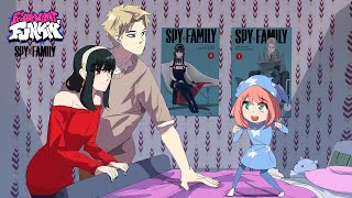 POWER HOUR but Loid Yor and Anya ANIME version  FNF Spy x Family [upl. by Aihsem835]