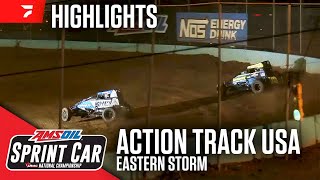 𝑯𝑰𝑮𝑯𝑳𝑰𝑮𝑯𝑻𝑺 USAC AMSOIL National Sprint Cars  Action Track USA  USAC Eastern Storm  June 16 2024 [upl. by Swanson]