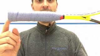 Tourna Grip Review Plus How to Grip a Squash Racket [upl. by Jenkins]