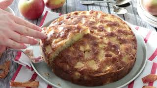 Gâteau moelleux aux pommes et chips de pelure antigaspi [upl. by Meggie]