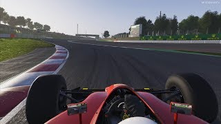 F1 2019  1990 Ferrari F190 Gameplay at Circuit de Catalunya 4K 60FPS [upl. by Jemena]