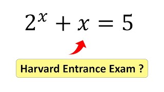 Solving a Harvard University entrance exam [upl. by Drawde147]