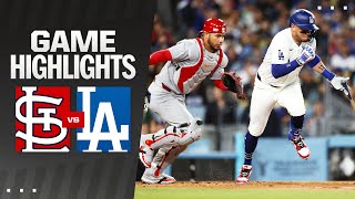 Cardinals vs Dodgers Game Highlights 32924  MLB Highlights [upl. by Asital815]