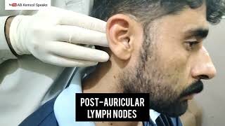 Lymph nodes examination  ENT Examination [upl. by Holmes]