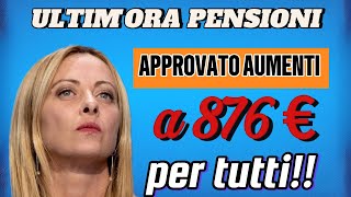 Confermato Aumento Pensioni e Nuova Quattordicesima Mensilità ultimora [upl. by Niowtna208]