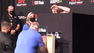 Aspen Ladds Terrifying Weighin as she Misses Weight  UFC Vegas 38 [upl. by Nagard]