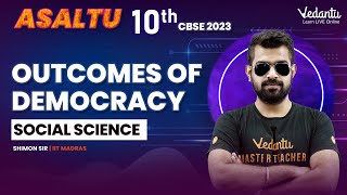 Outcomes of Democracy  Social Science  Class 10 CBSE 2023Shimon Sir  V Master tamil [upl. by Suckram]