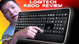 Logitech K800 Wireless Illuminated Keyboard Review  Mindpower [upl. by Nim]