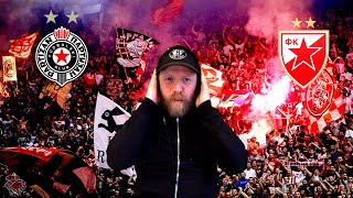 Basketballs Wildest Fans Serbias Partizan amp Red Star Belgrade Serbian Ultras Reaction Video [upl. by Ursas557]