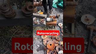 motor rotor rotor disassembly rotor recycling motor machine tools shorts tooltrek999 [upl. by Ylra]