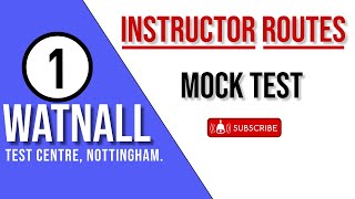 Watnall Test Centre Route 1 l Driving Test Routes l Nottingham Routes l Important Route l [upl. by Ardnal972]