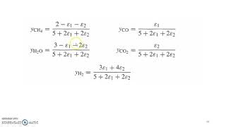 Calculation of extent of reaction for multiple reactions [upl. by Hebel252]