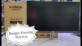 Unboxing amp Set up of my new budget gaming monitorNVISION 24quot [upl. by Rratsal]