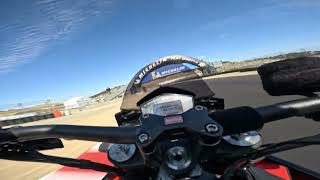 Aprilia Tuono 660 Factory vs BMW S1000RR Laguna Seca Fast Laps [upl. by Aphra998]