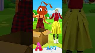 Learn The Alphabet ABC  Nursery Rhymes amp Kids Songs  BachaBola shorts [upl. by Anawit]