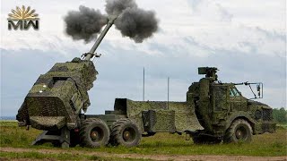 Archer Artillery System Swedish 155mm SelfPropelled Gun [upl. by Ayian753]