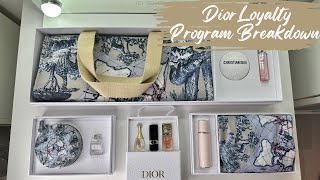 Dior Loyalty Program Breakdown plus all the gifts [upl. by Marylee]