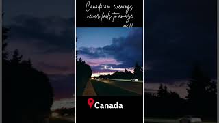 Canadian evenings are best  Weather canada brampton weather [upl. by Haram]