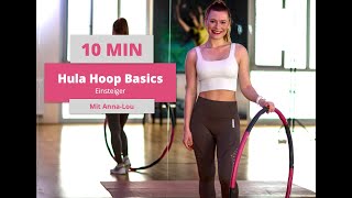 Erste Schritte mit dem HULA HOOP  10 Min  Anfänger Workout [upl. by Renita]