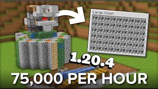 Minecraft Easy Cobblestone Farm Tutorial Fully Automatic [upl. by Vidda902]