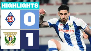 Resumen de SD Amorebieta vs CD Leganés 01 [upl. by Erialb494]