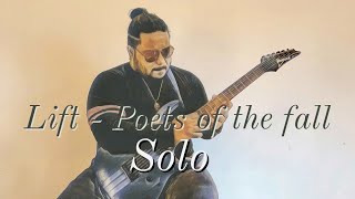 Poets of the fall  Lift  Guitar solo  Cover  Anurag Khatee [upl. by Herodias946]