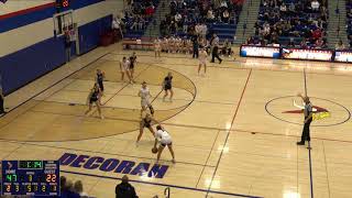 Decorah High School vs Crestwood High School Mens JV Basketball [upl. by Adey]