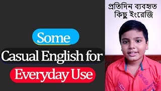 Some Casual English For Everyday Use english learnenglish education evanSpeaksEnglish [upl. by Artsa]