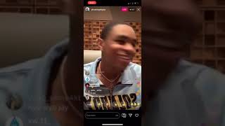 DREAM DOLL amp YBN ALMIGHTY JAY IN THE STUDIO ON IG LIVE [upl. by Mis]