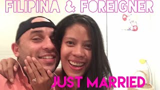 Foreigner amp Filipina Just Married [upl. by Enyahs]