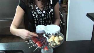 SWISS CHOCOLATE FONDUE amp FRUIT SKEWERS [upl. by Spiers]