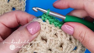 3 EASY Ways to Crochet Squares Together NO SEWING 🧶 [upl. by Nahgiem137]