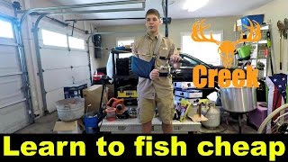 Bass Pro microlite plus rod and reel overview [upl. by Astiram560]