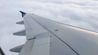 Warsaw to Copenhagen with Airbus A320 from SAS Deicing before takeoff [upl. by Harpp]