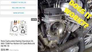 Rebuilding A Harley Sportster Carburetor [upl. by Merralee]