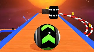 Sky Rolling Ball 3D Gameplay Speedrun All Levels 135 [upl. by Kinsman]