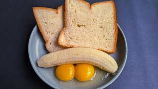 Just 2 Slices of Bread amp Eggs Better than Pizza Healthy Breakfast ideas Simple Recipes [upl. by Gut]