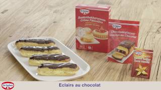 Idée recette Éclairs au chocolat [upl. by Anaiq469]