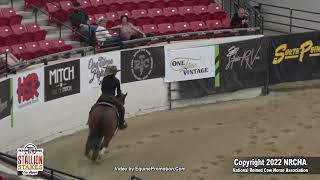 Bad To Tha Boon Erin Taormino 2022 NRCHA Stallion Stakes Open Derby Rein [upl. by Funch]