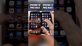 iPhone 16 Pro Max vs iPhone 12 Pro Max SPEED BATTLE ⚡ Who’s the REAL King 👑shortsviralvideo [upl. by Ojeibbob]